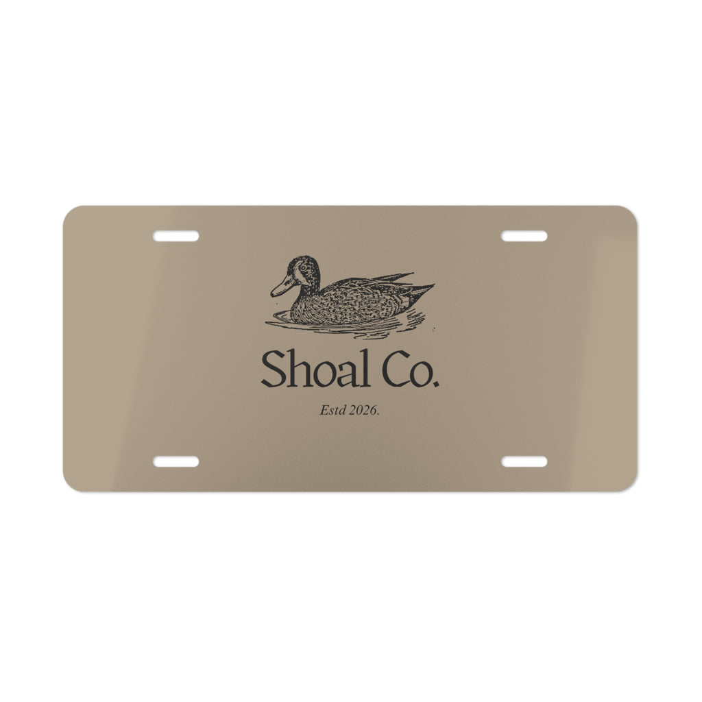 Duck Logo Vanity License Plate