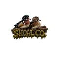 Duck Pair Kiss-Cut Sticker — Shoal Co Logo Wildlife Vinyl Sticker